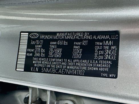 Used 2022 Hyundai Tucson SEL AWD/4WD image 29