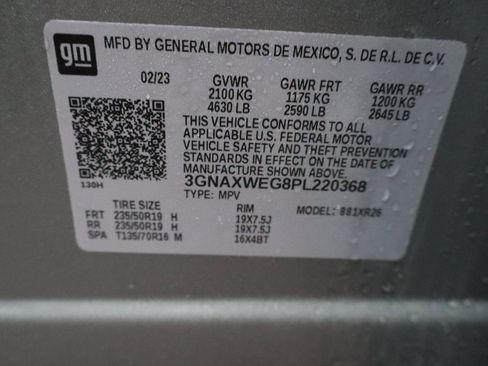 Used 2023 Chevrolet Equinox RS w/ RS Leather Package image 35