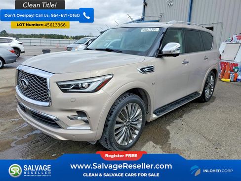 Used 2018 INFINITI QX80 4WD w/ Deluxe Technology Package image 1