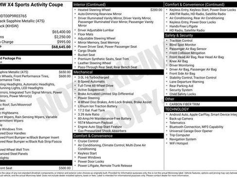Certified 2023 BMW X4 M40i AWD/4WD image 21