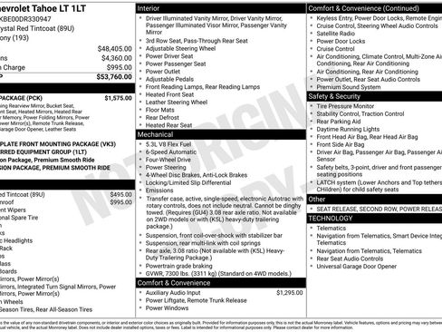 Used 2013 Chevrolet Tahoe LT w/ Luxury Package AWD/4WD image 37