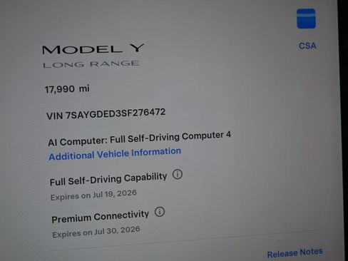 Used 2025 Tesla Model Y Long Range RWD image 20