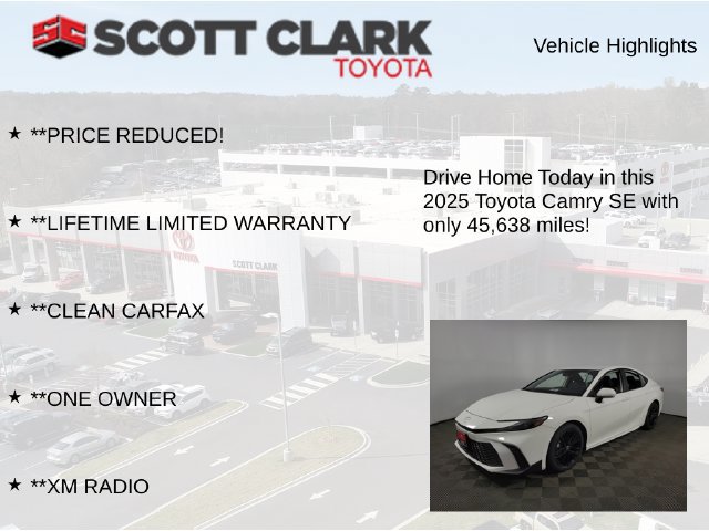 Used 2025 Toyota Camry SE FWD image 12