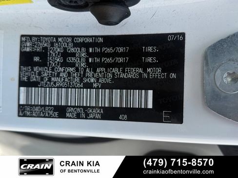 Used 2016 Toyota 4Runner SR5 Premium RWD image 30