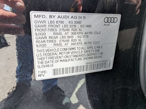 Used 2015 Audi Q7 3.0T Premium Plus w/ Premium Plus Package AWD/4WD image 12