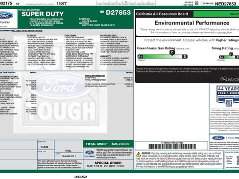 Used 2022 Ford F450 Limited w/ FX4 Off-Road Package image 61