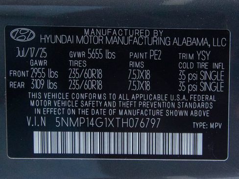 Certified 2026 Hyundai Santa Fe SE FWD image 34