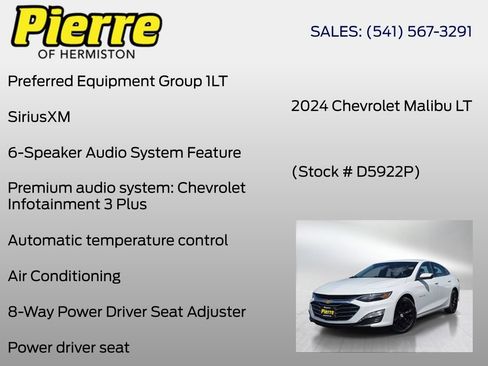 Used 2024 Chevrolet Malibu LT FWD image 6