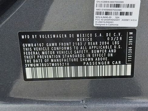 New 2026 Volkswagen Jetta SEL FWD image 33
