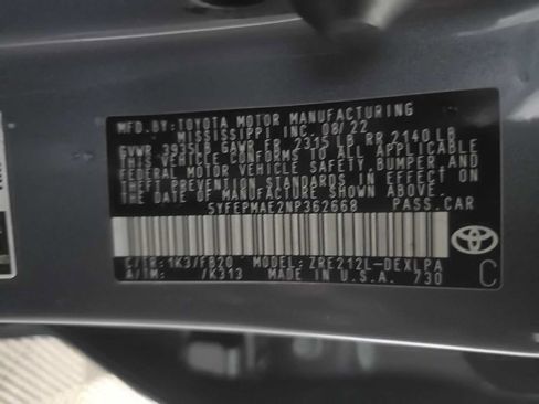 Used 2022 Toyota Corolla LE FWD image 14
