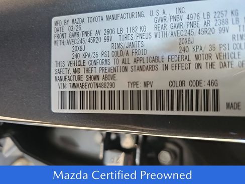 Certified 2026 MAZDA CX-50 2.5 Turbo w/ Premium Plus Pkg AWD/4WD image 35