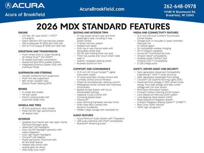 New 2026 Acura MDX A-Spec