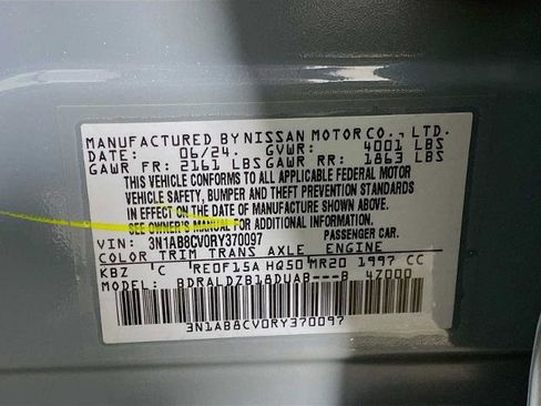 Certified 2024 Nissan Sentra SV w/ SV Premium Package image 29