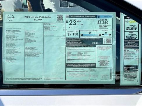 New 2026 Nissan Pathfinder SL image 18