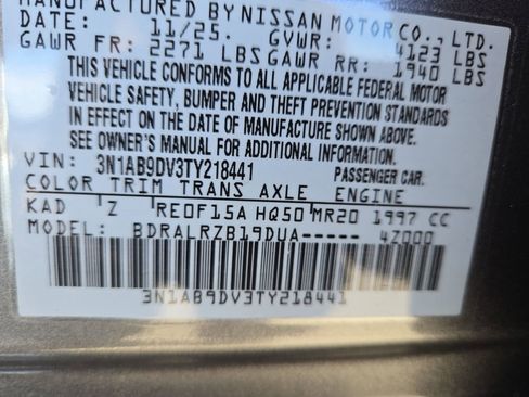 New 2026 Nissan Sentra SR w/ Floor Mat Package image 38