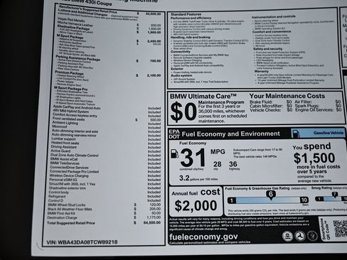 New 2026 BMW 430i Coupe w/ M Sport Package image 39