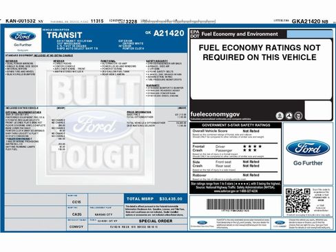 Used 2016 Ford Transit 150 130 Low Roof image 2
