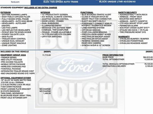 New 2025 Ford F150 Tremor w/ Equipment Group 402A High image 2