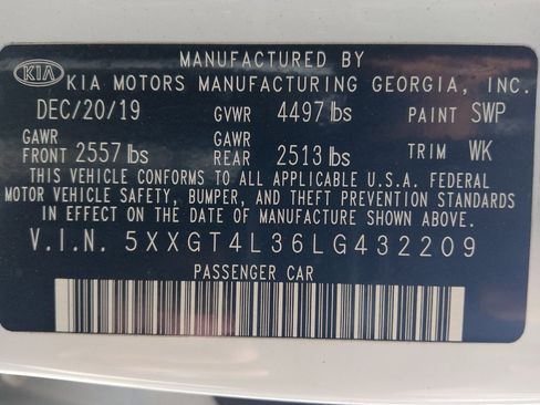 Used 2020 Kia Optima LX FWD image 33