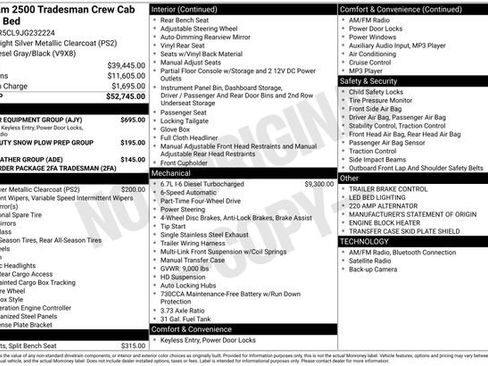 Used 2018 RAM 2500 Tradesman w/ Popular Equipment Group image 14