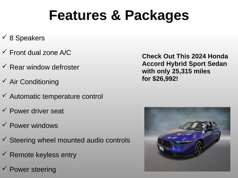 Used 2024 Honda Accord Sport image 8