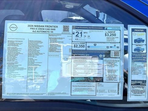 New 2026 Nissan Frontier Pro-X w/ Pro-X Convenience Package image 17