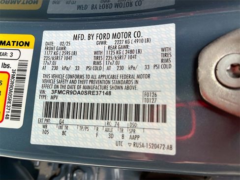 Used 2025 Ford Bronco Sport Badlands w/ Sasquatch Badlands Package image 31