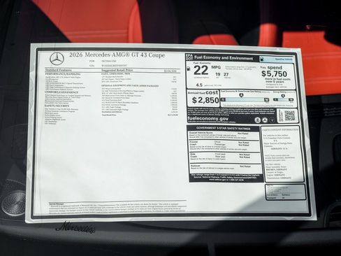 New 2026 Mercedes-Benz AMG GT 43 image 28