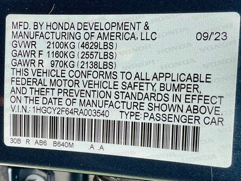 Certified 2024 Honda Accord EX-L image 40