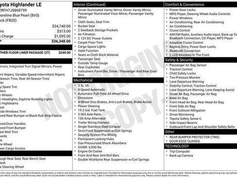 Used 2018 Toyota Highlander LE image 36