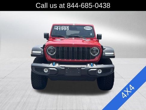 Certified 2025 Jeep Wrangler Unlimited Rubicon 4xe w/ Safety Group AWD/4WD image 2
