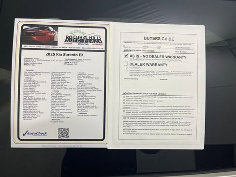 Used 2025 Kia Sorento EX FWD image 43