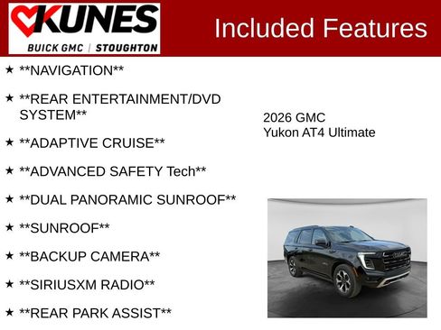 Used 2026 GMC Yukon AT4 Ultimate AWD/4WD image 2