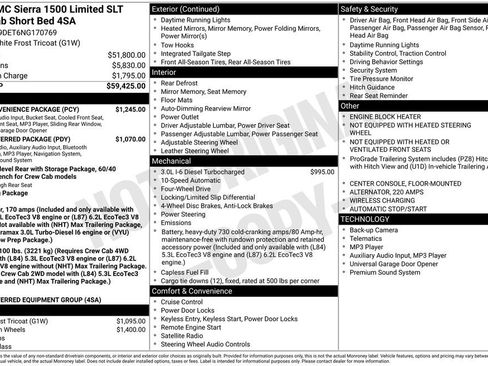 Used 2022 GMC Sierra 1500 SLT w/ SLT Convenience Package AWD/4WD image 34
