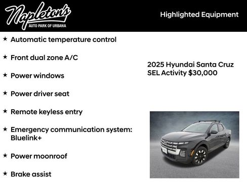 Used 2025 Hyundai Santa Cruz SEL image 5