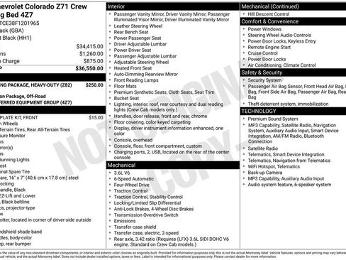 Used 2015 Chevrolet Colorado Z71 AWD/4WD image 18