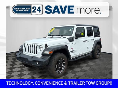 Used 2021 Jeep Wrangler Unlimited Sport AWD/4WD image 1