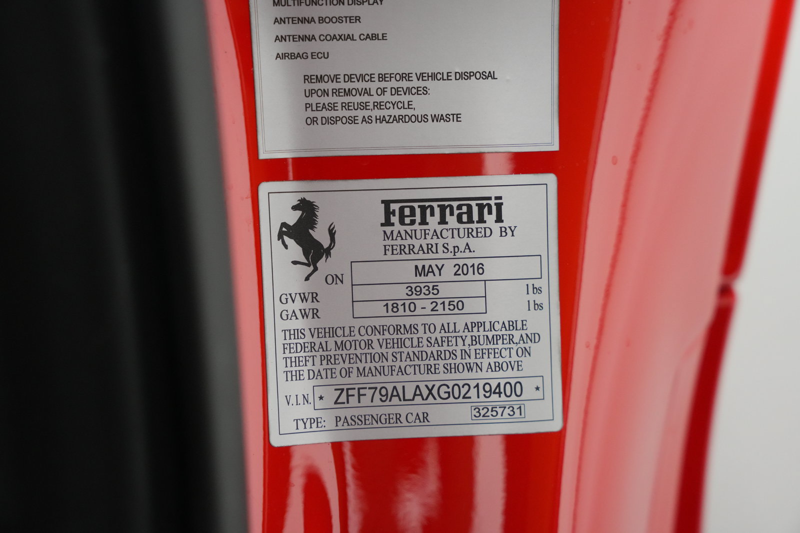 Used 2016 Ferrari 488 GTB RWD image 45