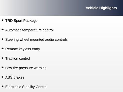 Used 2025 Toyota Tacoma TRD Sport AWD/4WD image 8