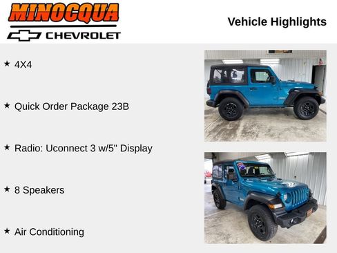Used 2019 Jeep Wrangler Sport AWD/4WD image 2