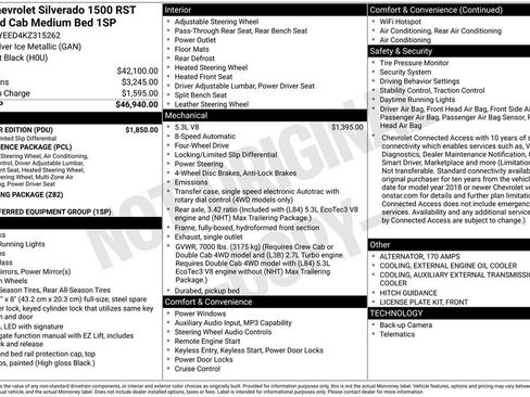 Used 2019 Chevrolet Silverado 1500 RST w/ All-Star Edition AWD/4WD image 46