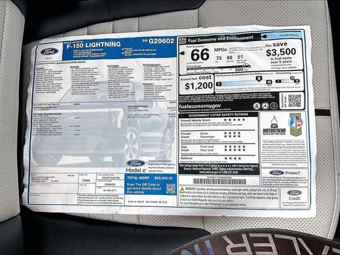 New 2025 Ford F150 Lightning Platinum AWD/4WD image 13