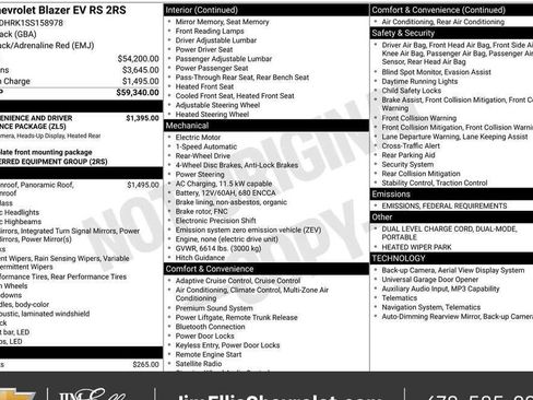 New 2025 Chevrolet Blazer EV RS image 7