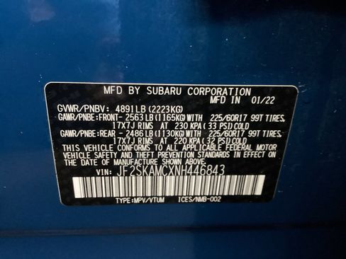 Certified 2022 Subaru Forester Wilderness image 16