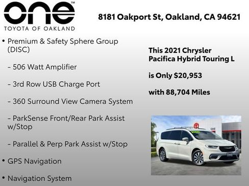 Used 2021 Chrysler Pacifica Touring-L FWD image 11