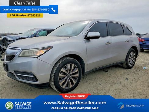 Used 2015 Acura MDX FWD w/ Technology Package image 1