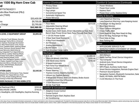 New 2026 RAM 1500 Big Horn AWD/4WD image 15