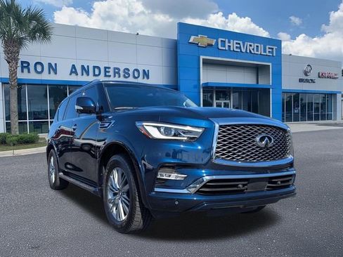 Used 2023 INFINITI QX80 Luxe w/ Cargo Package RWD image 1