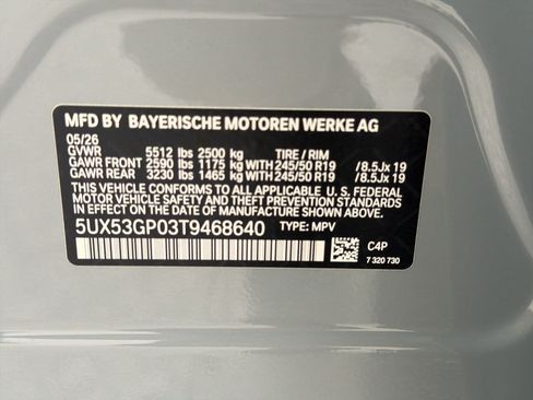 New 2026 BMW X3 xDrive30i w/ M Sport Package AWD/4WD image 21