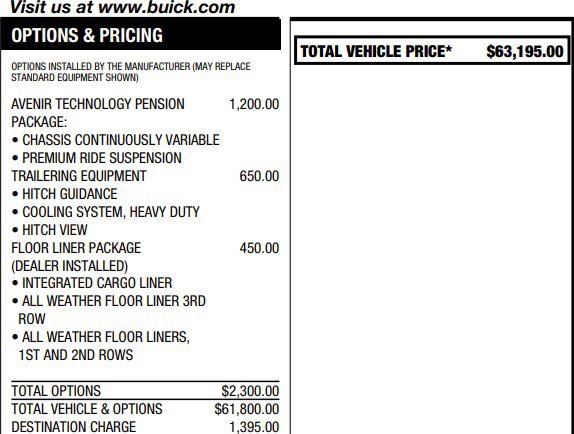 Certified 2024 Buick Enclave Avenir w/ Avenir Technology Package AWD/4WD image 2